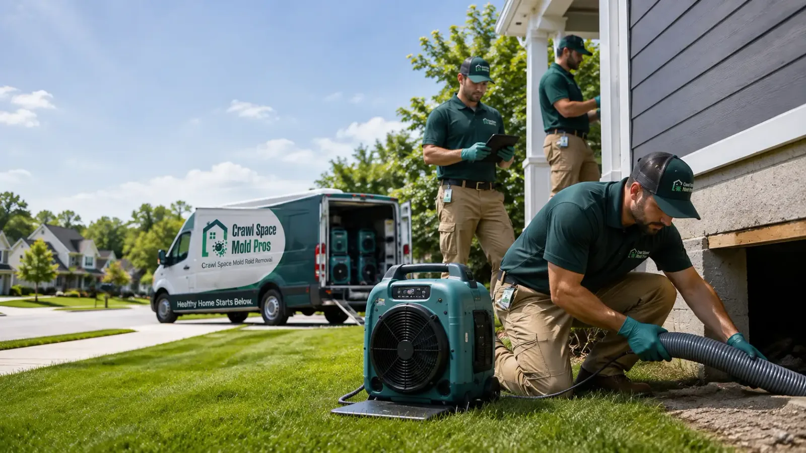 Crawl Space Mold Removal in Tipton, CA